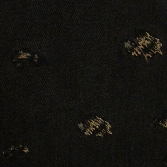 Black Driftwood All-Over Embroidered Cheetah Jackie High Waist Jeans Size 29 - Picture 7 of 7